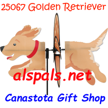 25067 Dog (Golden Retriever) : Petite & Whirly Wing Spinner (25067)