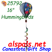 25792  Hummingbirds 16" Hot Air Balloons (25792)