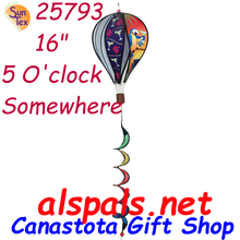 22795 It's 5 O'clock 16" Hot Air Balloons (25793)  For those that live in high sun areas ( U V Rays ) or that want the best for their out door treasures order #22795 UV Tech 4oz or #22798 UV Tech 12oz  Protectant & Rejuvenator.   Also great for WaterSports Gear