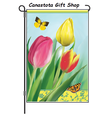 Spring Tulips: Garden Flag