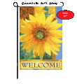 Welcome Sunshine: Garden Flag
