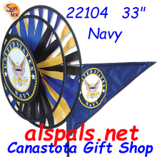 22104  Navy Triple Spinners (22104)
