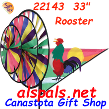 22143  Rooster Triple Spinners (22143)