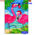 Festive Flamingos: House Brilliance