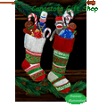 Christmas Stockings : Illuminated Flags