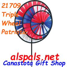 21709  Patriotic Triple Wheel: Special Pricing (21709)