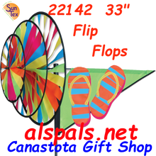 22142  Flip Flops Triple Spinners (22142)