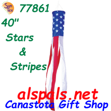 77861  Stars & Stripes 40", Windsock (77861)