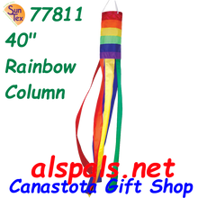 77811  Rainbow Column 40", Windsock (77811)