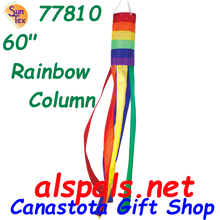 77810 Rainbow Column 60", Windsock (77810)