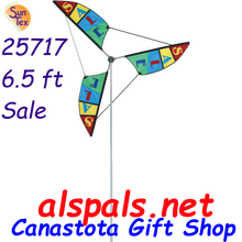 25717  Sale : 6.5' Wind Generators (25717)  When you want to make a large statement or cause a " LOOK AT ME " Premier Wind Generators are the TICKET. Great for your business or Estate. Order from Canastota Gift Shop & we will ship right away.