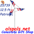 25739  Patriotic : 12.5 ft Wind Generators (25739).  Wind Blades and Wind Generators are attention grabbing display pieces. Whether for a business or the biggest on the block or neighborhood, we have three sizes to choose from. Order from Canastota Gift Shop today.