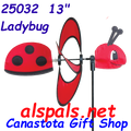 25032 Ladybug 13"    Petite & Whirly Wing Spinner (25032)