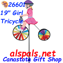 26601  Girl 19" : Tricycle Spinner (26601)