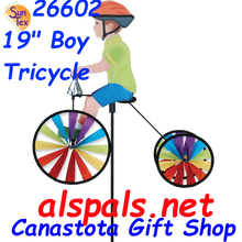 26602  Boy 19" : Tricycle Spinner (26602)