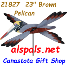21827 Pelican (Brown) 23"    Whirligig (21827)
