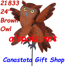 21833 Owl (Brown) 24"    Whirligig (21833)