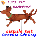 21823  Dog (Dachshund 28") , Whirligig (21823)