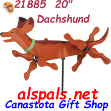 21885  Dog (Dachshund 20") , Whirligig (21885)