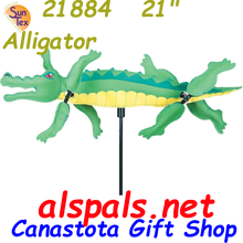 21884  Alligator 21" , Whirligig (21884)