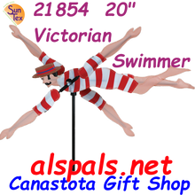 21854  Victorian Swimmer 20" , Whirligig (21854)