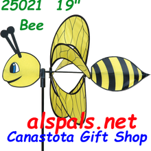 25021 Bee 19"   Petite & Whirly Wing Spinner 25021