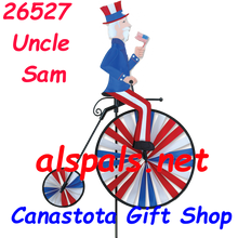 26527  Uncle Sam  Bicycles & High Wheel Bicycles Spinners (26527)