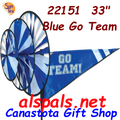 22151  Blue 'GO TEAM' : Go Team Triple Spinners (22151)