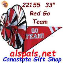 22155  Red 'GO TEAM' : Go Team Triple Spinners (22155)