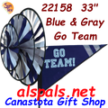22158 Blue & Gray 'GO TEAM' : Go Team Triple Spinners (22158)