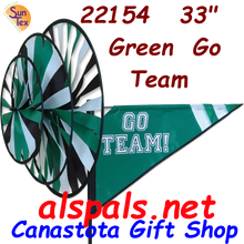 22154  Green 'GO TEAM' : Go Team Triple Spinners (22154)