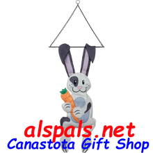 Bunny (Fluffy) 14": Garden Swingers (59014)