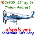 26309  Civilian Aircraft 22" : Airplane Spinners (26309)