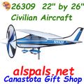 26309  Civilian Aircraft 22" : Airplane Spinners (26309)