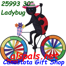 25993 Ladybug 30"   Bicycle Spinners (25993)