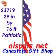 23719   Patriot ( Ripstop ) Feather Banner (23719)