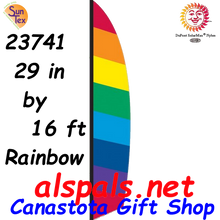23741  Rainbow ( SolarMax ) Feather Banner (23741)