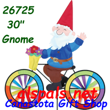 26725  Gnome 30"   Bicycle Spinners (26725)