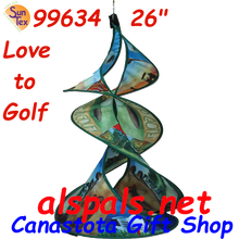 99634 Love to Golf : Wind Spinner (99634)