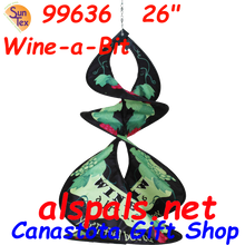 99636  Wine a Bit : Wind Spinner (99636)