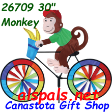 26709   Monkey 30"   Bicycle Spinners (26709)