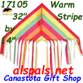 17105  Delta Fringe "Stripes Warm " : Fun Flyer (17105)