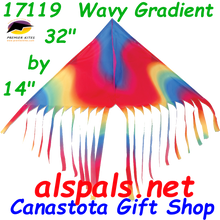 17119  Delta Fringe "Wavy Gradient " : Fun Flyer (17119)