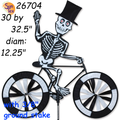 26704 Skeleton 30" , Bicycle Spinners (26704) 