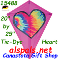 15488   Tie Dye Heart: Diamond 25" Kites by Premier (15488)
