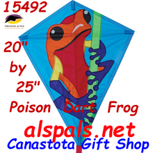15492  Poison  Dart Frog: Diamond 25" Kites by Premier (15492)