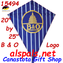 15494  B & O Logo: Diamond 25" Kites by Premier (15494)