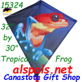 16324  Tropical Frog: Diamond 30" Kites by Premier (15324)