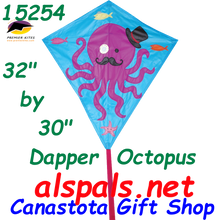 15254   Dapper Octopus: Diamond 30" Kites by Premier (15254)