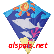 Happy Dolphin : 30" Diamonds (15435) Kite